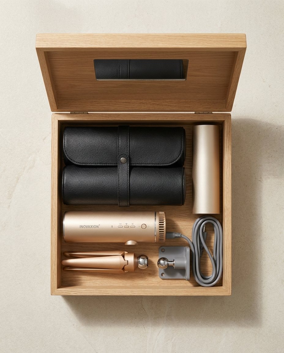 Le coffret complet vu du dessus